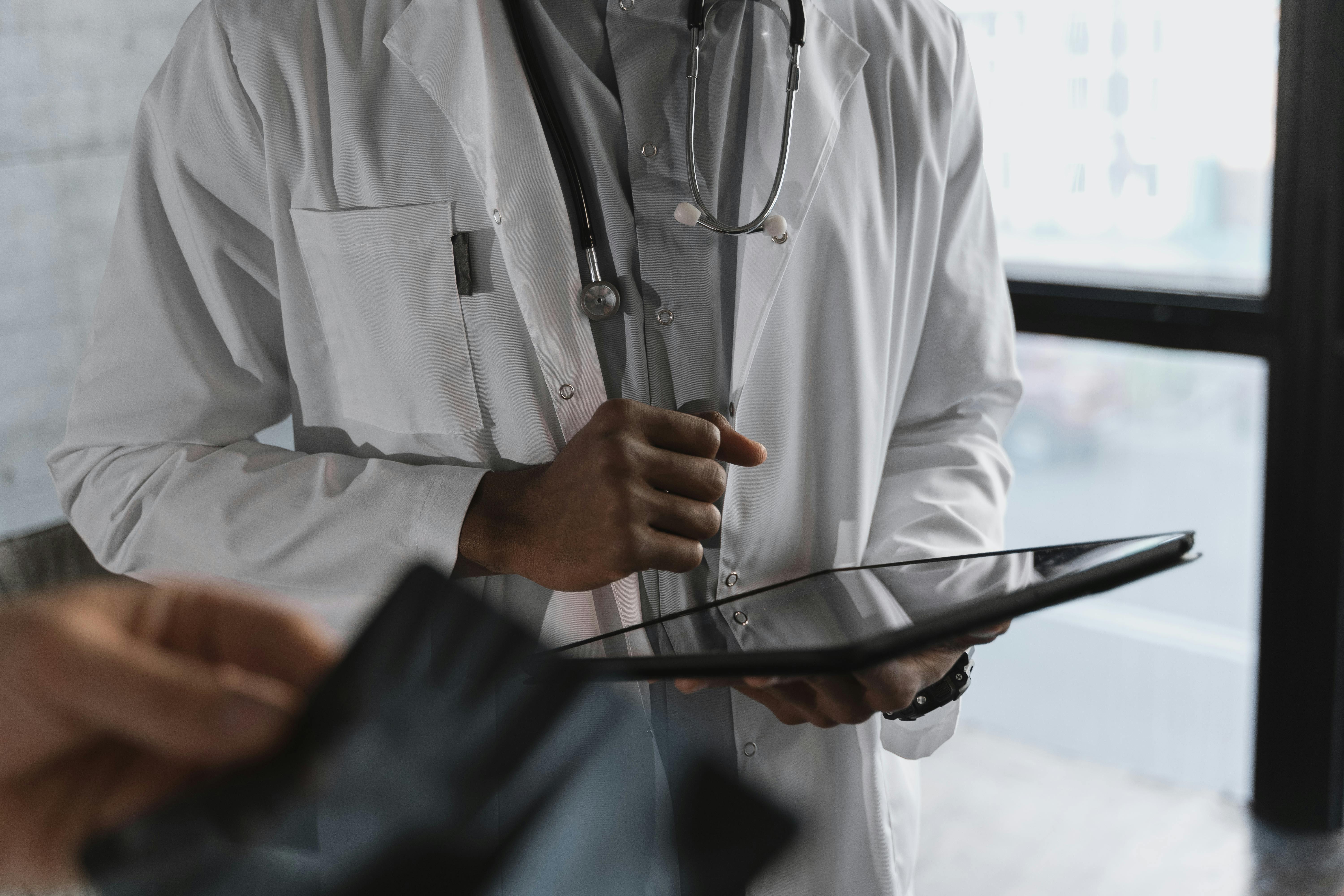 Doctor with Tablet